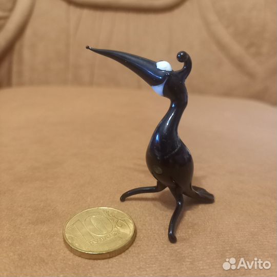 Стеклянные фигурки животных