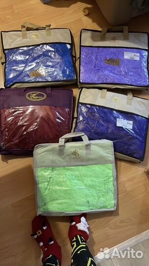 Плед травка