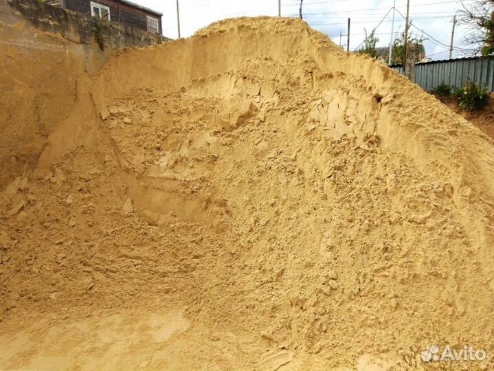 Песок строительный доставка