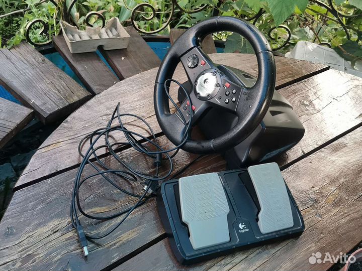 Руль игровой logitech formula vibration feedback