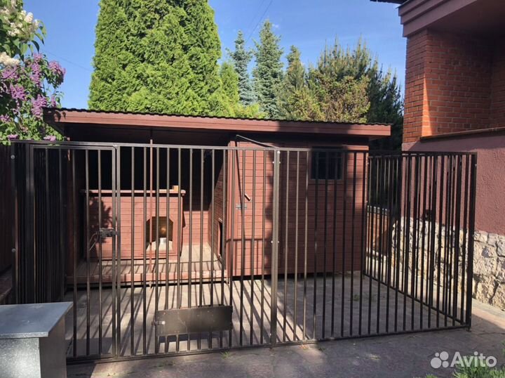 Вольер будка для крупной собаки