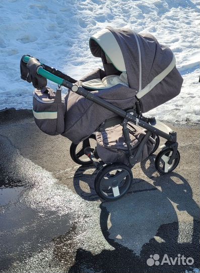 Коляска Adamex monte carbon