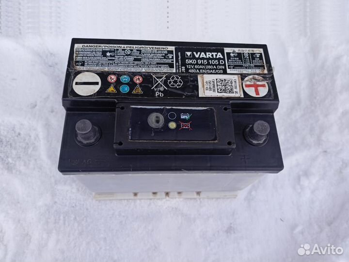 Аккумулятор Varta 60Ah