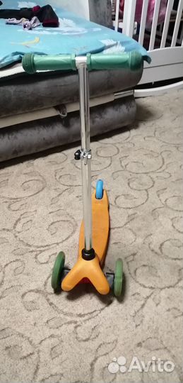 Самокат детский трехколесный бу