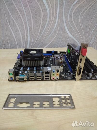 Связка мат.+кулер+проц AMD athlon+ видеокарта