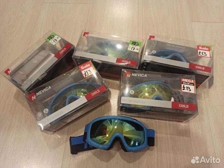 Новые горнолыжные очки Детские