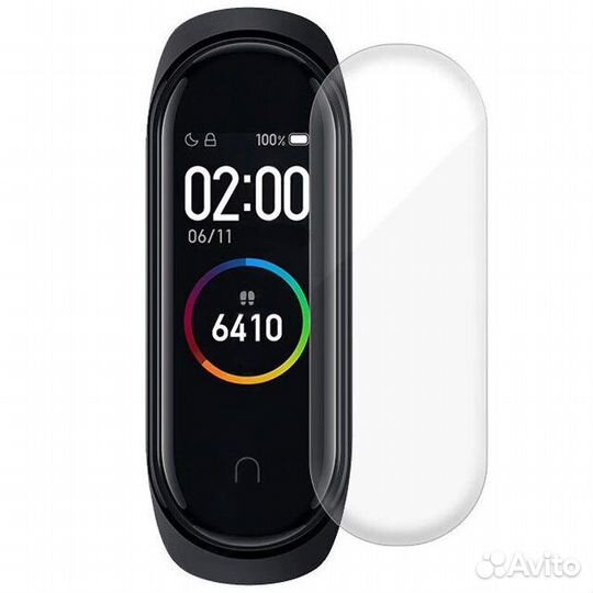 Гидрогелевая пленка на часы Mi Band 3
