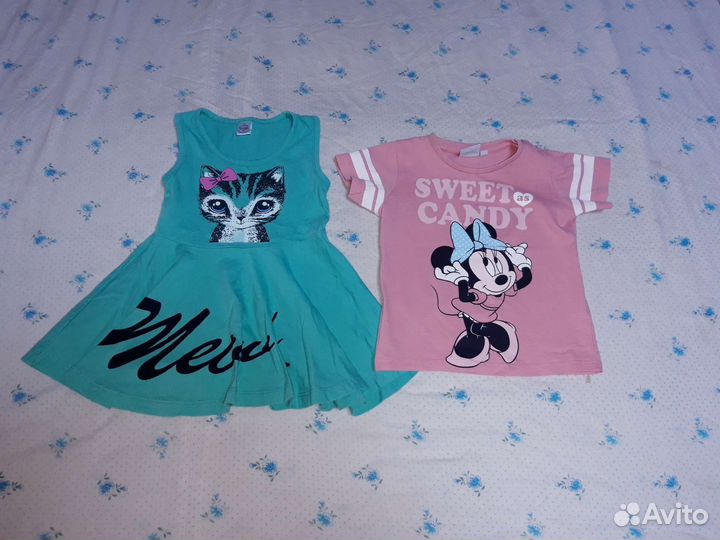 Вещи на девочку 80-86. Пакетом