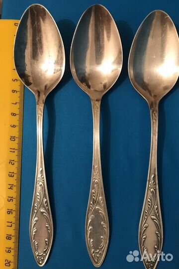 Столовые приборы ложки мельхиор СССР