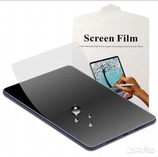 Чехол + пленки с эффектом бумаги