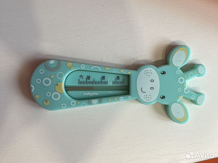 Ванночка с горкой, термометр для воды