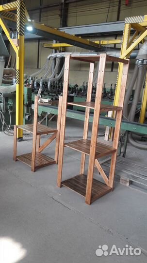 Стеллажи деревянные