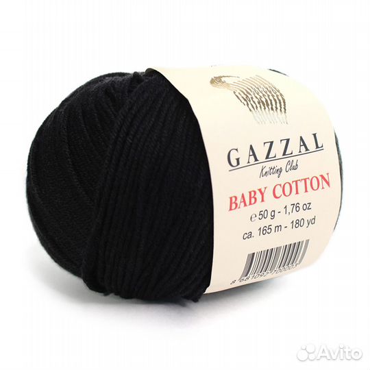 Пряжа gazzal baby cotton и baby cotton XL