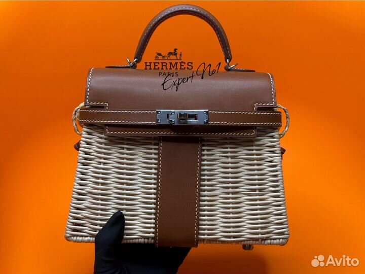 Сумке Hermes Kelly mini 20 picnic barenia