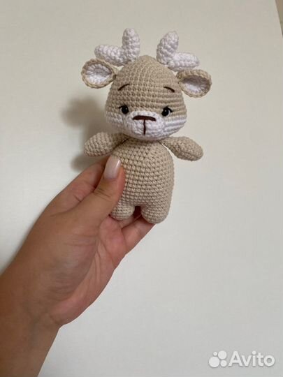 Игрушка олененок ручная работа