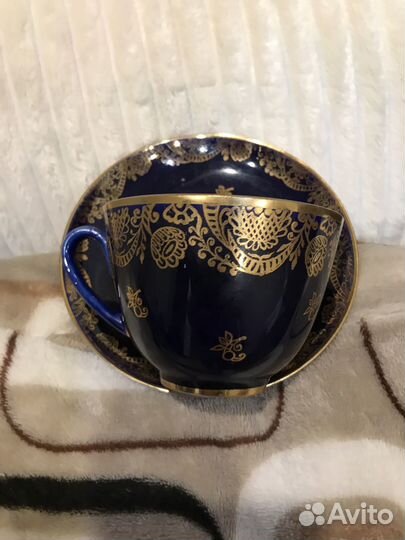 Чашка с блюдцем лфз СССР