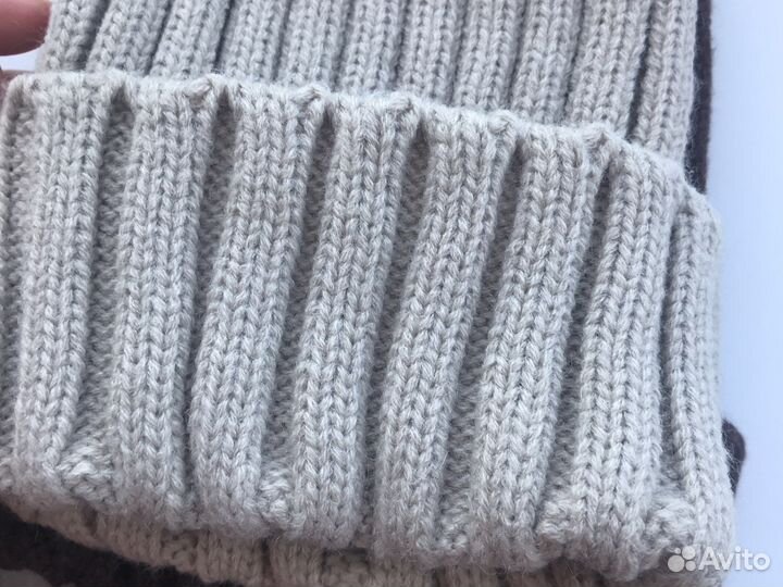 Шапка бини женская светлая