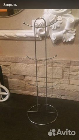 Подставка, стрйка, вешалка металлическая для чашек