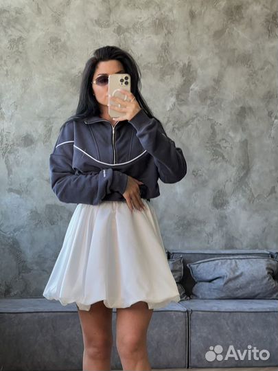 Юбка баллон мини