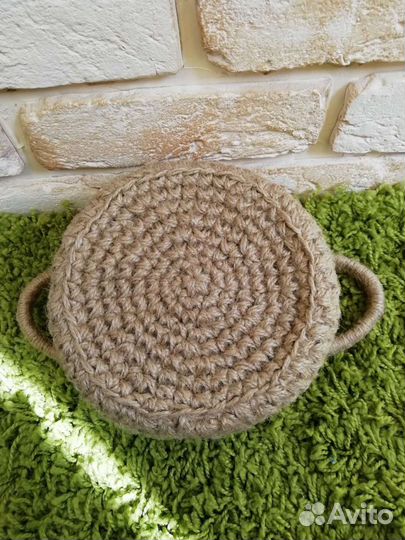 Корзинка из джута