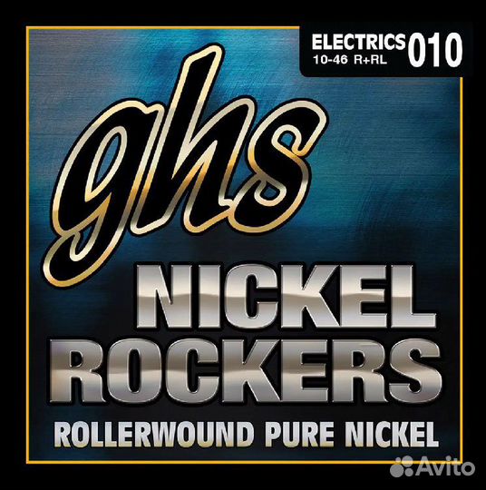 GHS strings R+RL nickel rockers набор струн