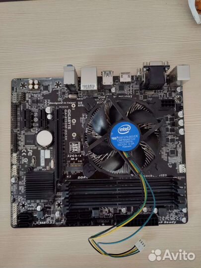 Процессор intel core i5 7400 + gigabyte b150
