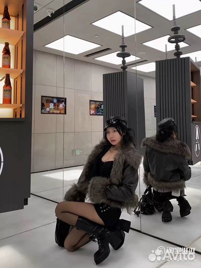 Куртка кожаная y2k Faur Fax