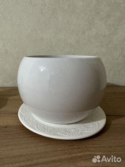 Горшок для цветов керамический