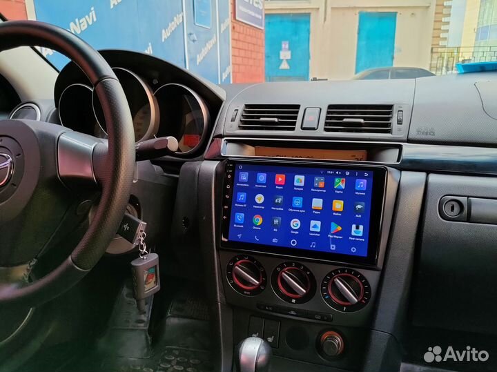 Android магнитола Mazda 3 BK 2003-2008, есть Teyes