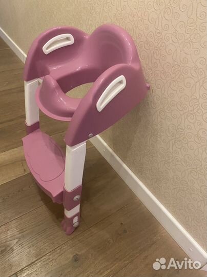 Детское сиденье с лестницей на унитаз