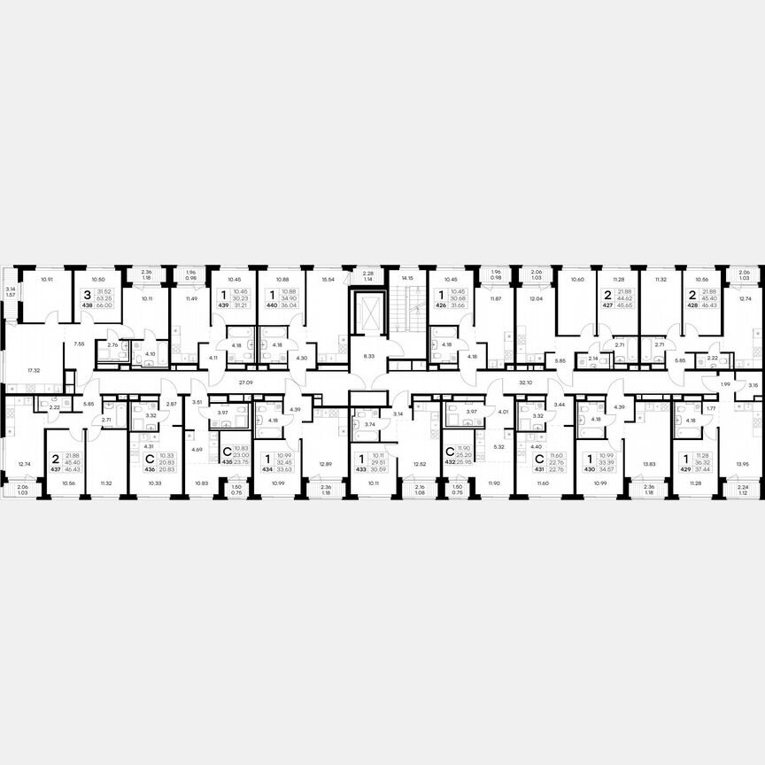 1-к. квартира, 34,6 м², 3/9 эт.