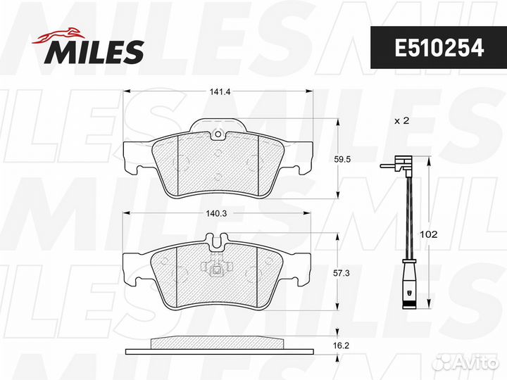 Колодки тормозные mercedes-benz W211/W212/W220/W22