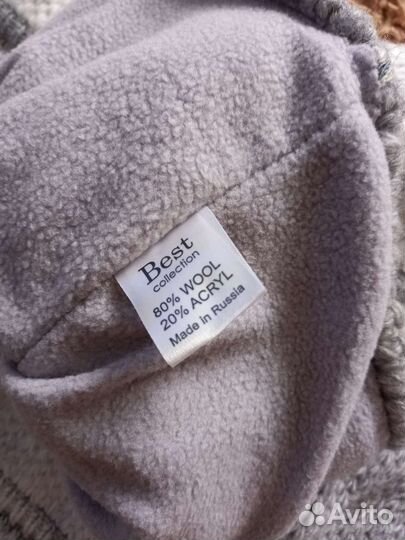 Комплект шапка и снуд женский