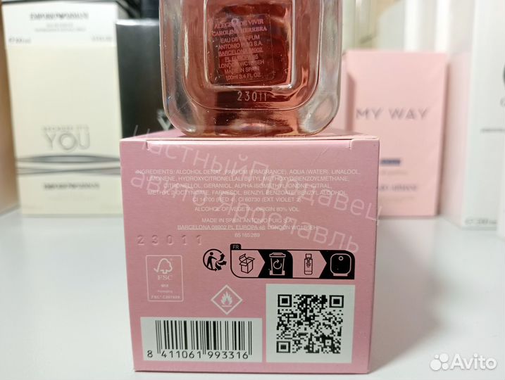 Carolina herrera alegria de vivir edp 100 ml