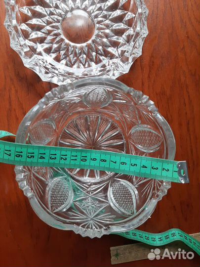 Хрусталь СССР салатница пепельница вазочка