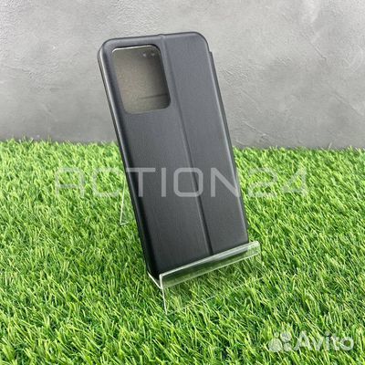 Чехол книжка Xiaomi Redmi Note 12 4G (черный)