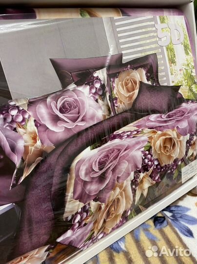 Постельное белье евро