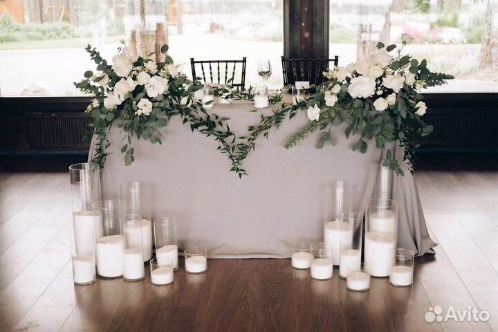 Насыпные свечи в колбах