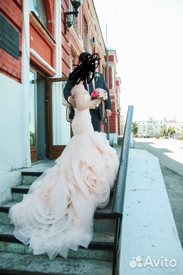Свадебное платье рыбка