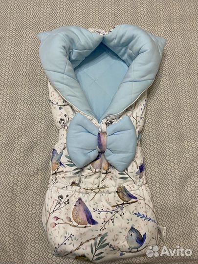 Конверт одеяло на выписку зима