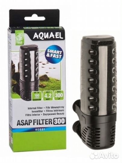 Фильтр внутренний Aquael asap 300, до 100 л