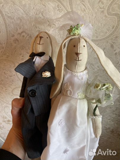 Свадебные куклы ручной работы