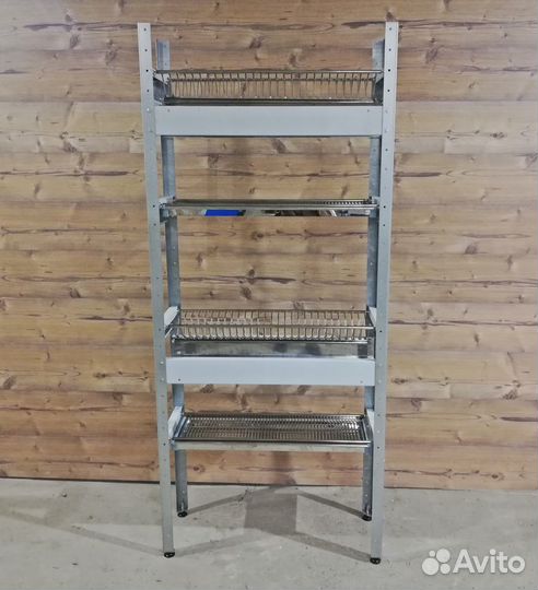 Стеллаж для сушки посуды из нержав стали
