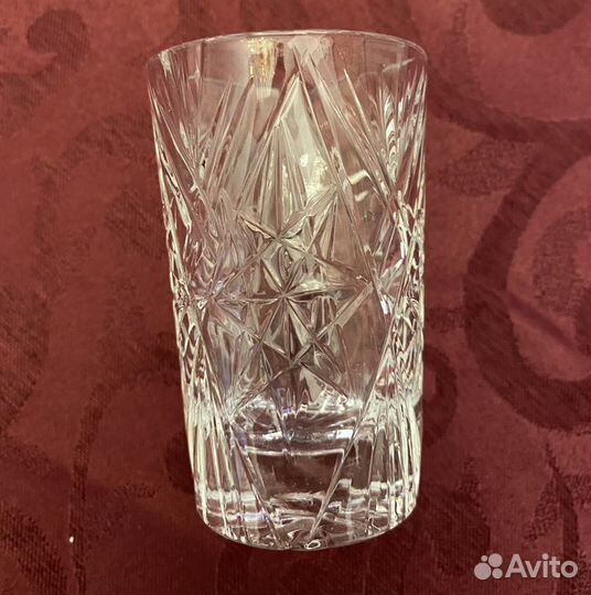Хрустальная Стопка. Хруст. набор. 6 стопок из СССР