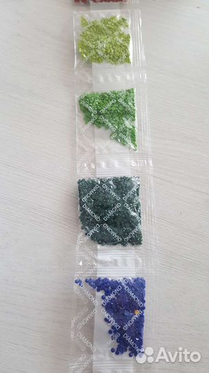 Алмазная мозаика б/у немножко)