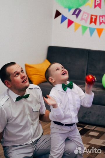 Family look (платье+2 бабочки)