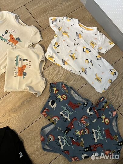 Пакет вещей после двойни на рост 80-86