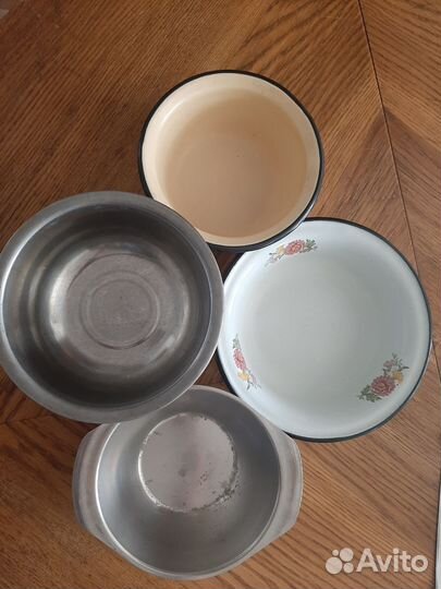 Миски эмаль и нержавейка