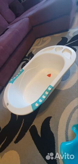 Ванночка для купания с горкой