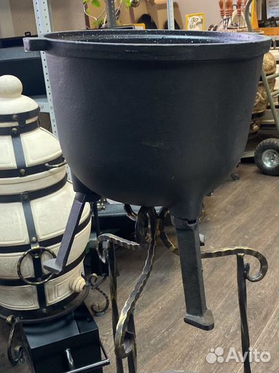 Польский чугунный казан 10 л